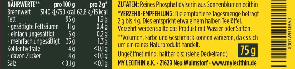 Reines flüssiges Phosphatidylserin aus Sonnenblumen - die natürliche Unterstützung für mentale Fitness. Erleben Sie Qualität auf unserer Webseite!