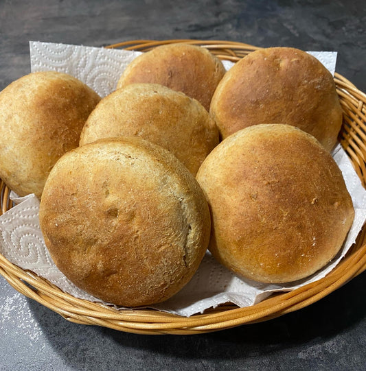 Burgerbrötchen/Frühstücksbrötchen mit Sonnenblumenlecithin