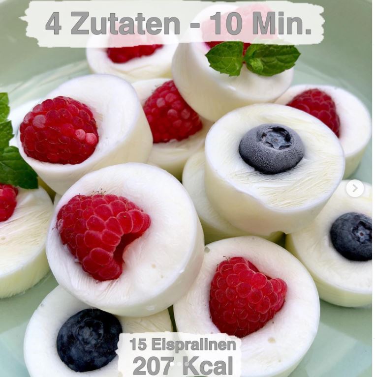 Eispralinen mit Rapslecithin