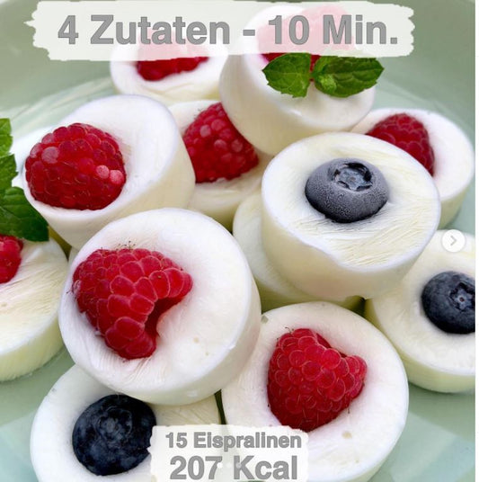 Eispralinen mit Rapslecithin