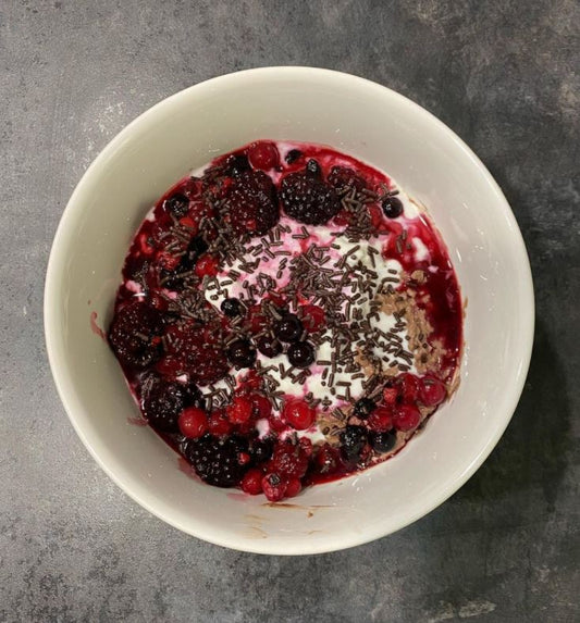 Schoko - Fitnessfrühstück mit Sonnenblumenlecithin