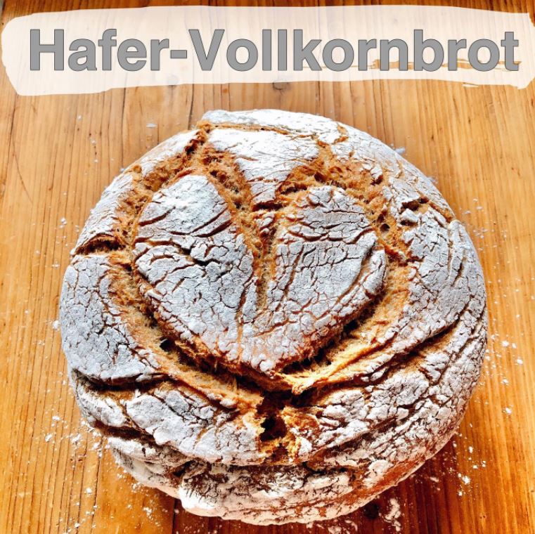 Hafer-Vollkornbrot mit Sonnenblumenlecithin