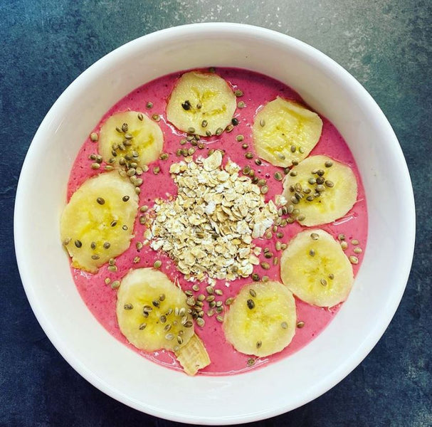 High Protein - Himbeer Quark Bowl mit Rapslecithin
