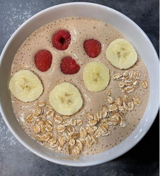 selbstgemachter high Proteinpudding mit Sojalecithin