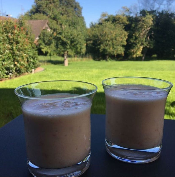 Batido alto en proteínas con lecitina de soja