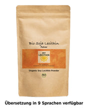 Load the image into the gallery viewer, Organic soy lecithin | Pure lecithin | high bioavailability | quality from Germany | vegan

