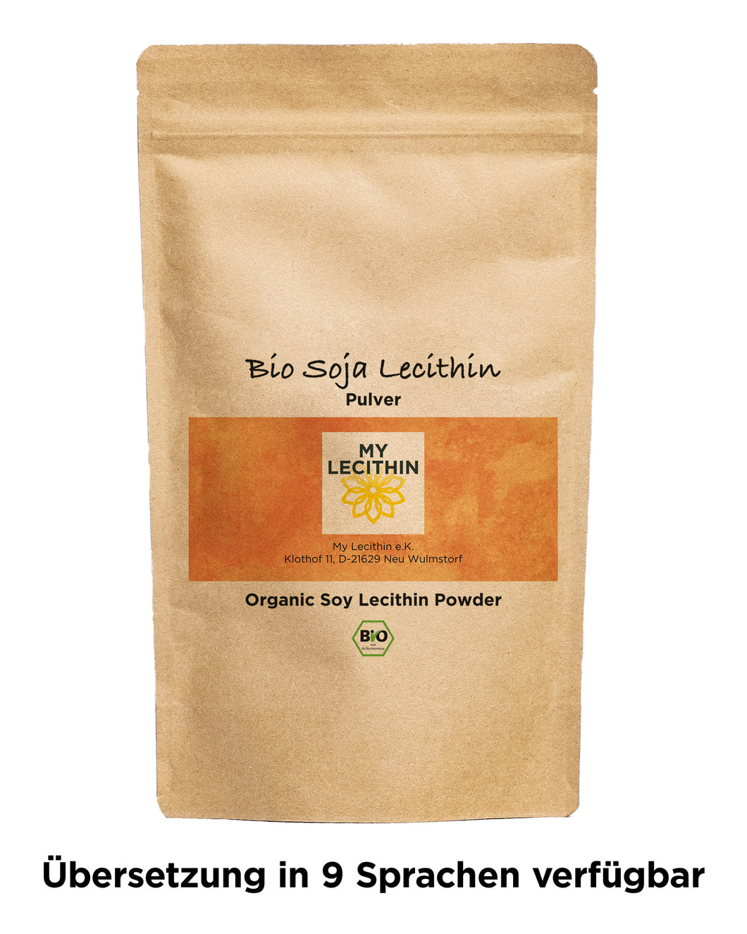 Organic soy lecithin | Pure lecithin | high bioavailability | quality from Germany | vegan