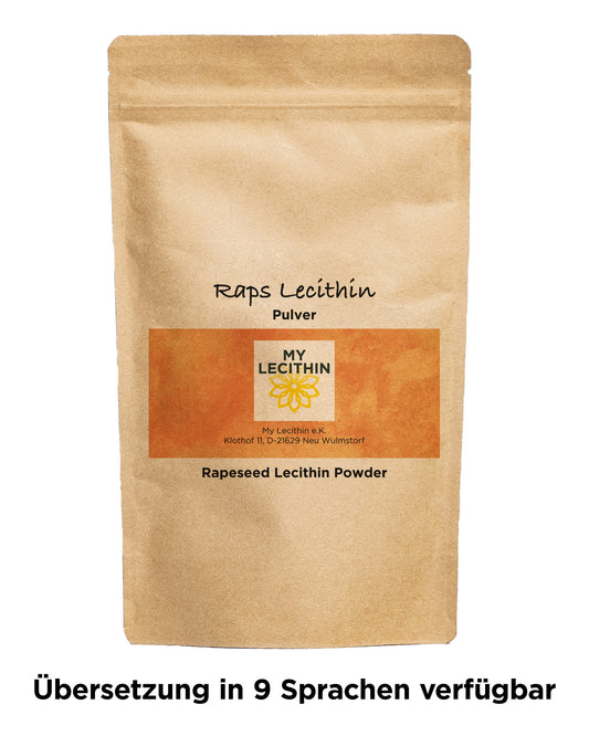 Rapeseed lecithin | Pure lecithin | produced in Germany | GMO-free | vegan