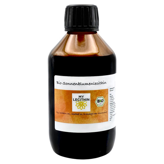 Bio Sonnenblumen-Lecithin | flüssiges Lecithin | hohe Bioverfügbarkeit | Qualität aus Deutschland | vegan