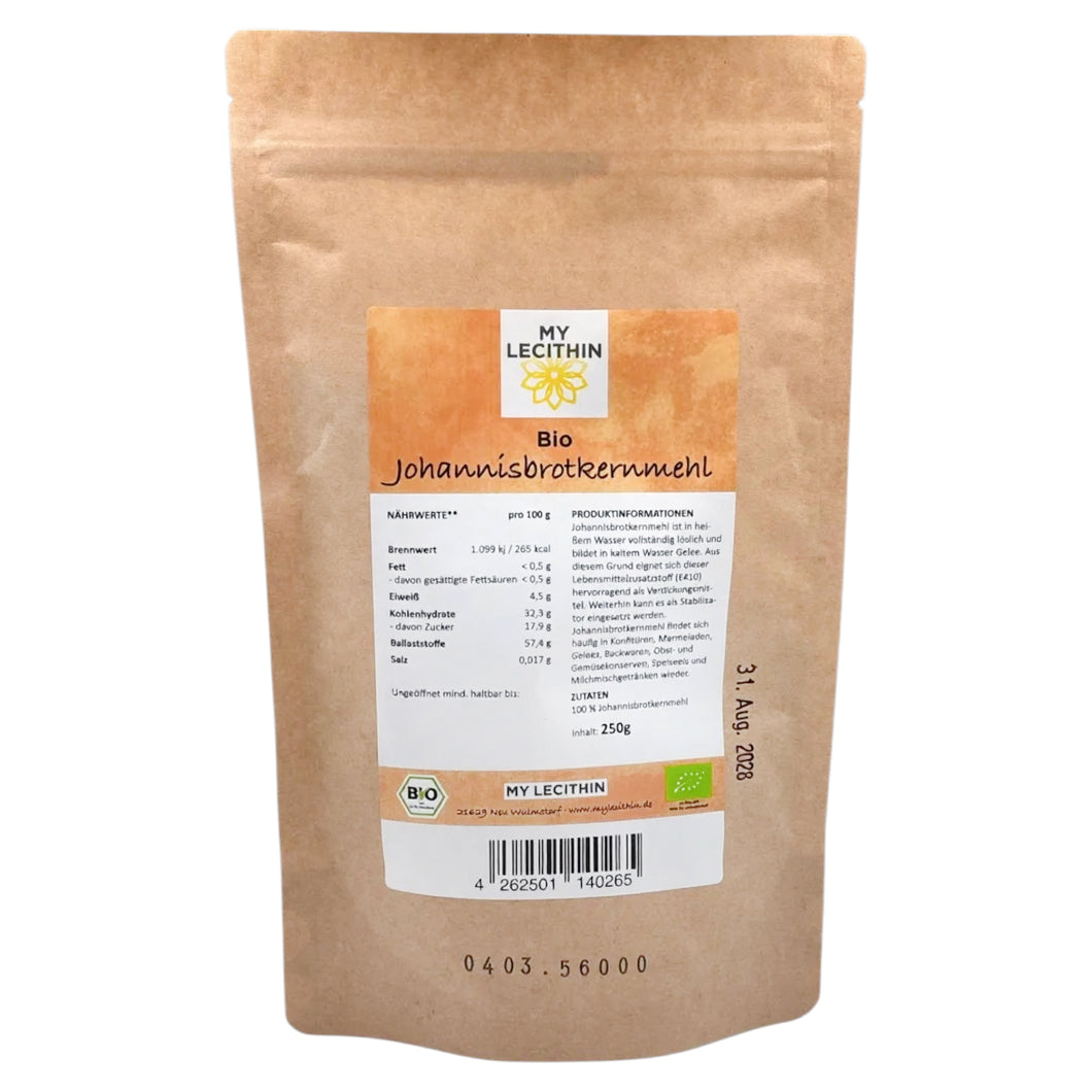 Bio Johannisbrotkernmehl 250g – Verdickungsmittel vegan glutenfrei MY LECITHIN