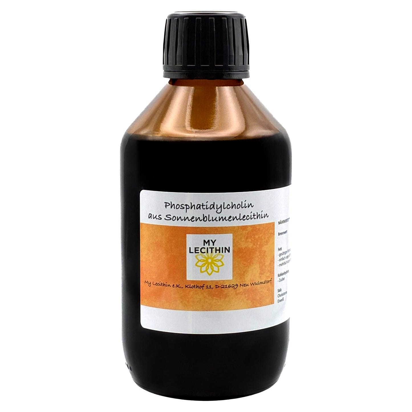 Phosphatidylcholin flüssig aus Sonnenblumenlecithin - 30% konzentriert