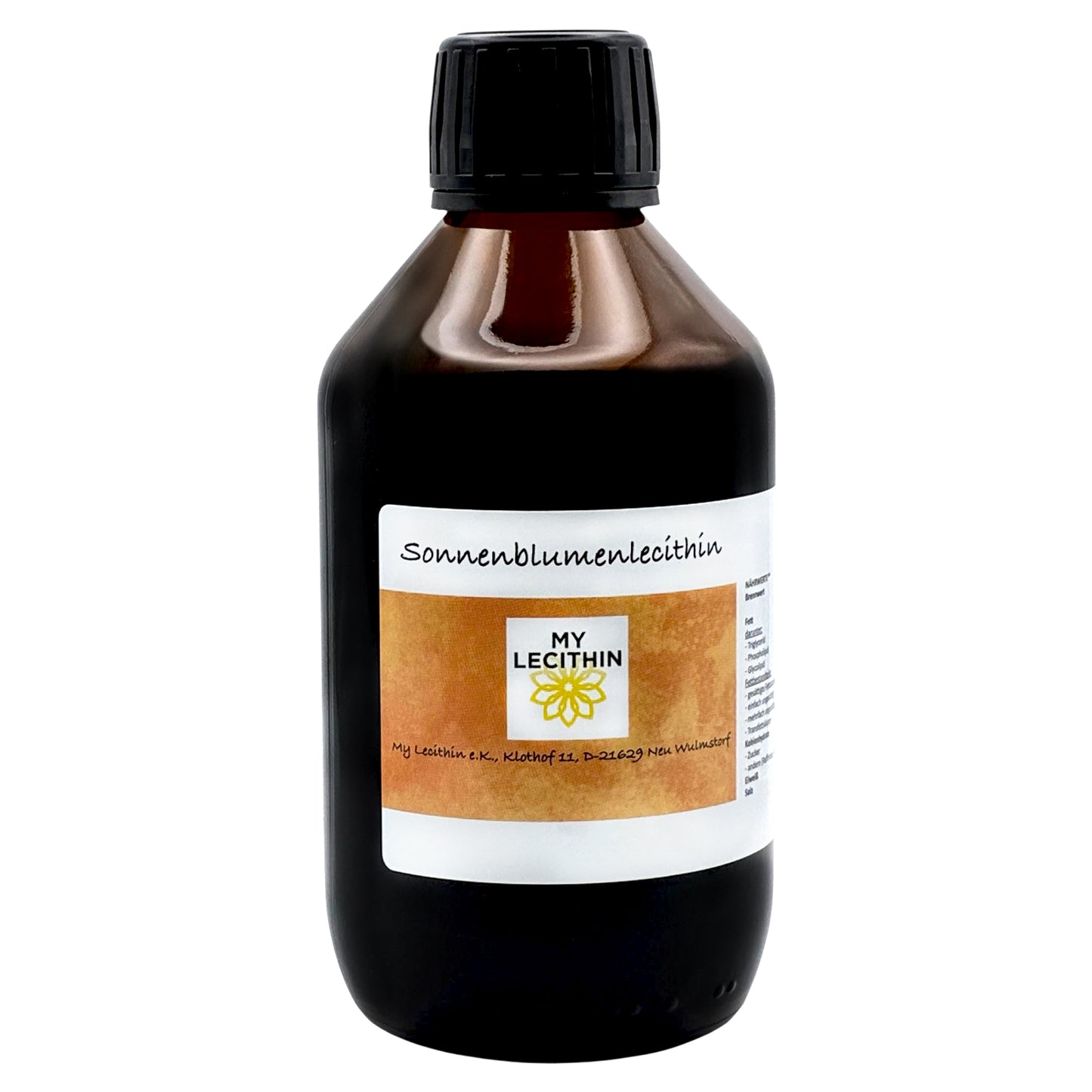 Sunflower lecithin | liquid lecithin | produced in Germany | GMO-free | vegan
