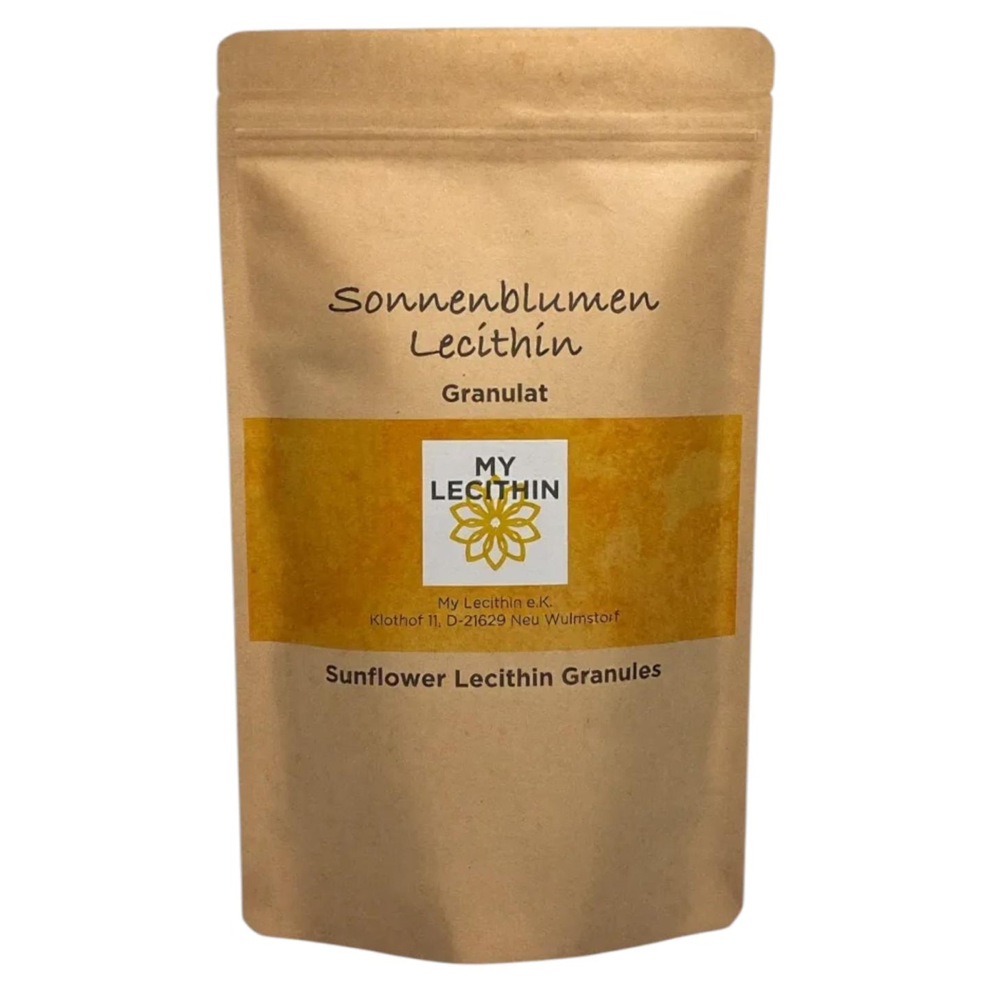 Sunflower lecithin granules | produced in Germany | GMO-free | vegan