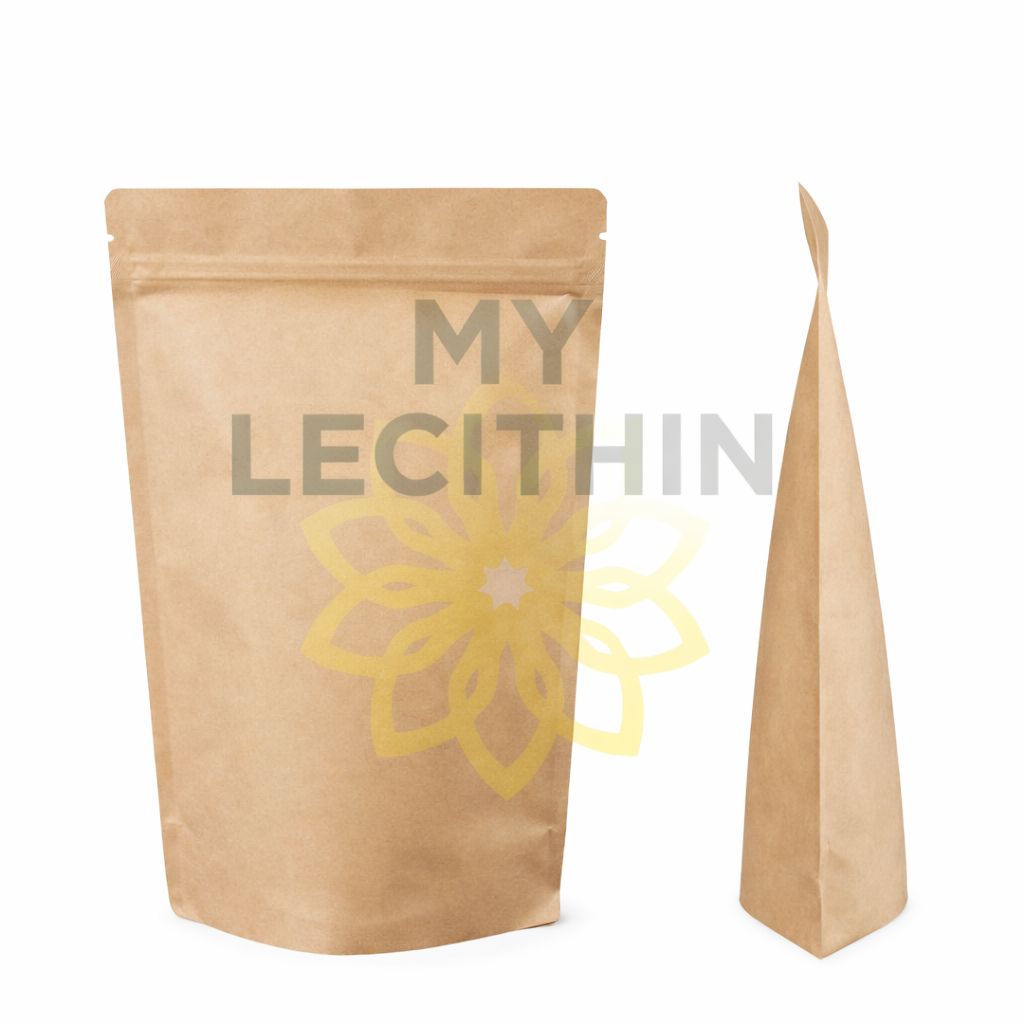 Standbodenbeutel Kraftpapier braun