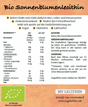 Lade das Bild in den Galerie-Viewer, Bio Sonnenblumen-Lecithin | flüssig | hohe Bioverfügbarkeit | Qualität aus Deutschland | vegan
