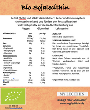 Load the image into the gallery viewer, Organic soy lecithin | liquid | high bioavailability | quality from Germany | vegan
